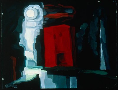 Moon-Night Mood by Oscar Florianus Bluemner